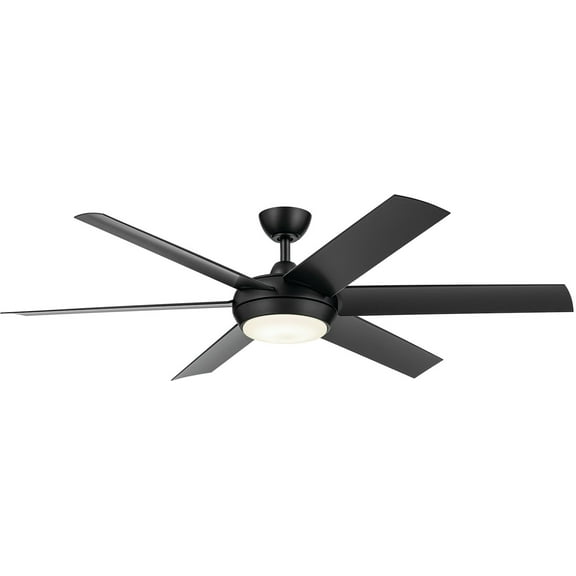 Kichler 310260 Mint 60" 6 Blade Indoor Ceiling Fan - Black
