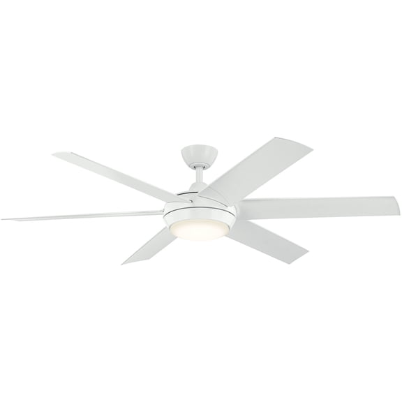 Kichler 310260 Mint 60" 6 Blade Indoor Ceiling Fan - White