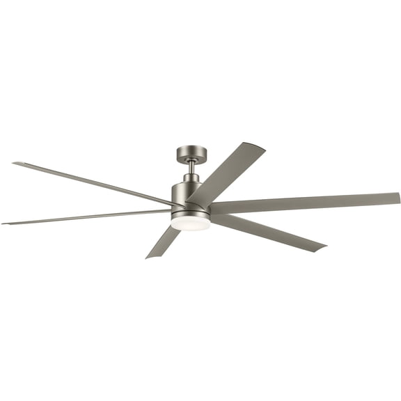 Kichler 310780 Loa 80" 6 Blade Indoor / Outdoor Ceiling Fan - Nickel
