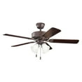 thumbnail image 1 of Kichler Lighting Renew Premier - 50" Ceiling Fan, Tannery Bronze Finish, 1 of 2