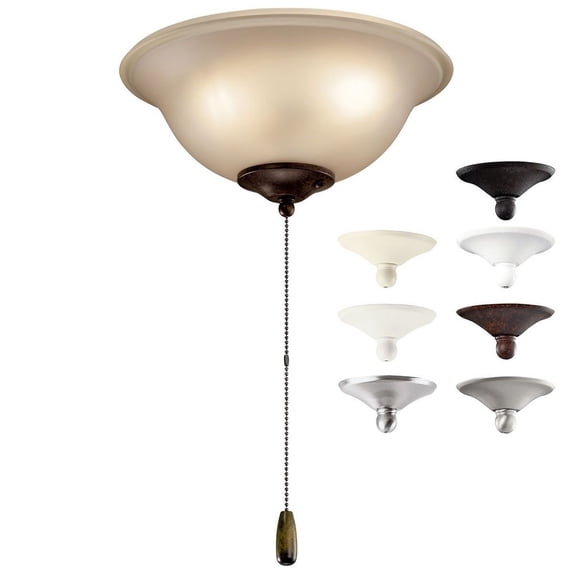 Kichler Lighting - LED Fan Light Kit - Fan Light Kits - Accessory - 11 Inch 4W 3