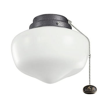 Kichler 380903WSP 1 Light Ceiling Fan Light Kit Indoor/Outdoor 9 Watt 120 Volt