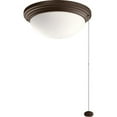 thumbnail image 1 of 11 Inch 9W 2 Led Outdoor Ceiling Fan Light Kit-Coffee Mocha Finish Kichler Lighting 380912Cmo, 1 of 1