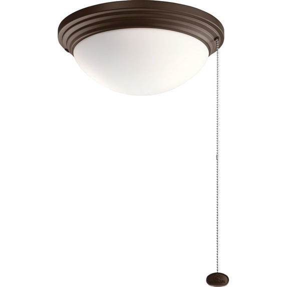 11 Inch 9W 2 Led Outdoor Ceiling Fan Light Kit-Coffee Mocha Finish Kichler Lighting 380912Cmo