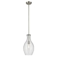 thumbnail image 1 of 42047NI Kichler Lighting Everly - 1 Light Pendant-17.75 Inches Tall and 9 Inches Wide-Brushed Nickel Finish-Clear Glass Color, 1 of 5
