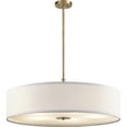 thumbnail image 1 of 42196CLZ Kichler Lighting 5 light Pendant - with Transitional inspirations - 12 inches tall by 30 inches wide-Classic Bronze Finish, 1 of 8