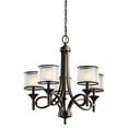 thumbnail image 1 of Kichler 42381MIZ Lacey 5 Light Chandelier in Mission Bronze, 1 of 10