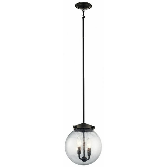 Kichler 42588OZ Holbrook 2 Light Mini Pendant in Olde Bronze