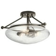 thumbnail image 1 of Kichler 42593 Belle 3 Light 17" Wide Semi-Flush Ceiling Fixture, 1 of 2