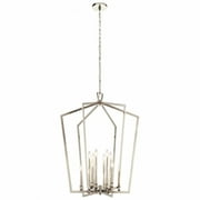 Kichler 43496 Abbotswell 12 Light 30" Wide Taper Candle Chandelier - Nickel