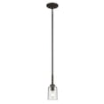 thumbnail image 1 of 43674OZCLR Kichler Lighting Shailene - 1 Light Mini Pendant-11.25 Inches Tall and 4.5 Inches Wide-Olde Bronze Finish, 1 of 5