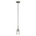 thumbnail image 1 of 43674NICLR Kichler Lighting Shailene - 1 Light Mini Pendant-11.25 Inches Tall and 4.5 Inches Wide-Brushed Nickel Finish, 1 of 5