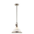 thumbnail image 1 of Kichler 43765PN Hatteras Bay 11.5" Pendant in Polished Nickel, 1 of 2