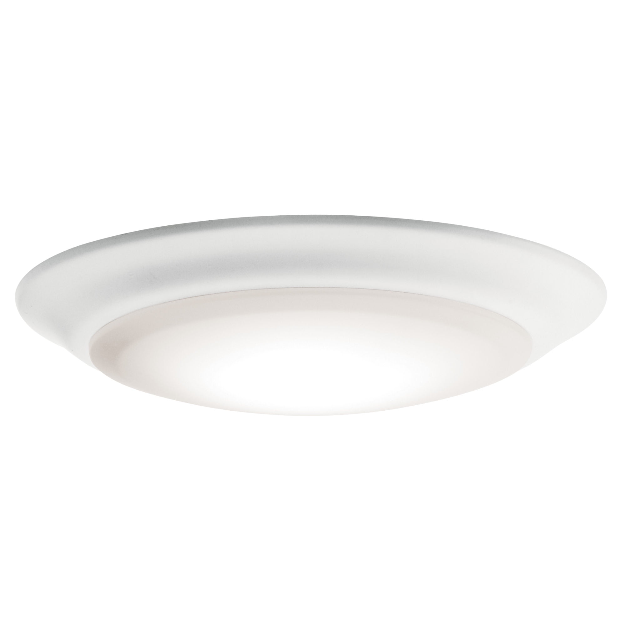 Kichler 43846Led27 Gen I 8" Wide Led Flush Mount Bowl Ceiling Fixture - White