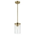 thumbnail image 1 of 43996NBR Kichler Lighting Crosby - 1 Light Mini Pendant-10.75 Inches Tall and 6 Inches Wide, 1 of 5