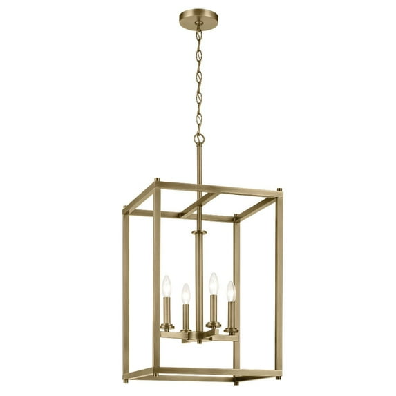 43998NBR-Kichler Lighting-Crosby - 4 Light Foyer Pendant-31 Inches Tall and 16 Inches Wide