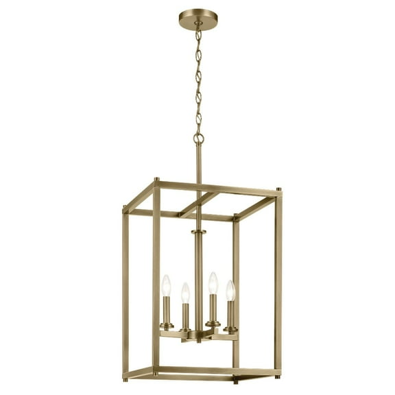 43998NBR-Kichler Lighting-Crosby - 4 Light Foyer Pendant-31 Inches Tall and 16 Inches Wide