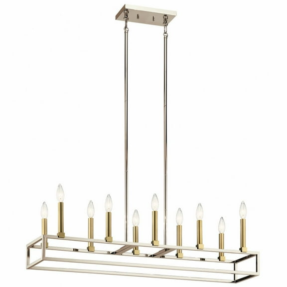 Kichler Lighting - Ten Light Linear Chandelier - Chandelier Linear (Double) -