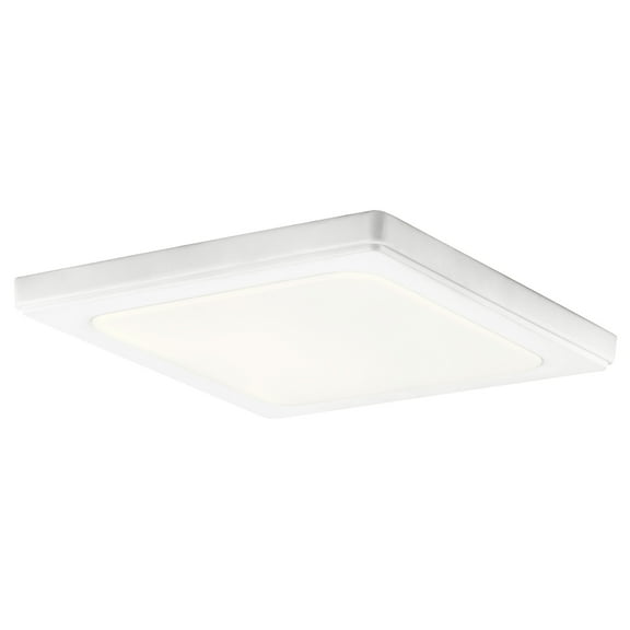 Kichler 44247Led30 Zeo 10" Wide Edge Lit Led Flush Mount Square Ceiling Fixture