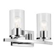 thumbnail image 1 of Kichler Lighting - Crosby - 2 Light Bath Vanity-8.75 Inches Tall and 15.25, 1 of 7