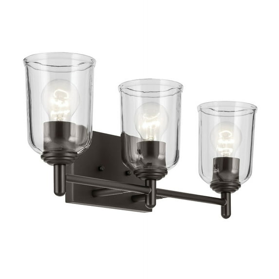 45574OZCLR Kichler Lighting Shailene - 3 Light Bath Vanity-8.25 Inches Tall and 21 Inches Wide-Olde Bronze Finish