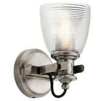 Kichler Flagship 1 Light Wall Sconce, Classic Pewter - 45871CLP