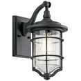 thumbnail image 1 of Kichler 49126 Royal Marine 1 Light 13.25" High Outdoor Wall Sconce - Black, 1 of 5