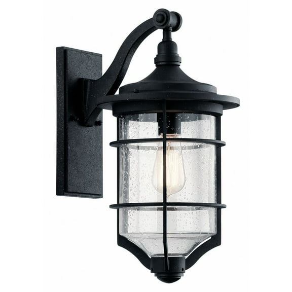 Kichler 49127 Royal Marine 1 Light 18.25" High Outdoor Wall Sconce - Black