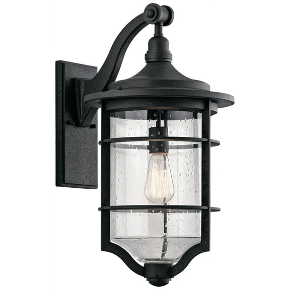 Kichler 49128 Royal Marine 1 Light 21.75" High Outdoor Wall Sconce - Black