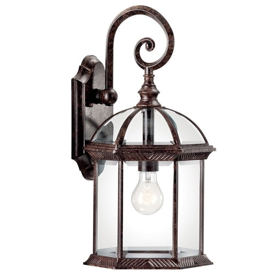 49186TZL18-Kichler Lighting-1 light Outdoor Wall Mount - with Traditional inspirations - 18.75 inches tall by 9.75 inches wide-Tannery Bronze