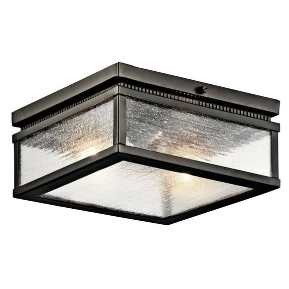 Kichler Lighting - Two Light Outdoor Ceiling Mount - Outdoor Flush & Semi Flush
