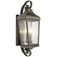thumbnail image 1 of Kichler 49738 Forestdale 12" Wide 3 Light Outdoor Wall Sconce - Bronze, 1 of 2