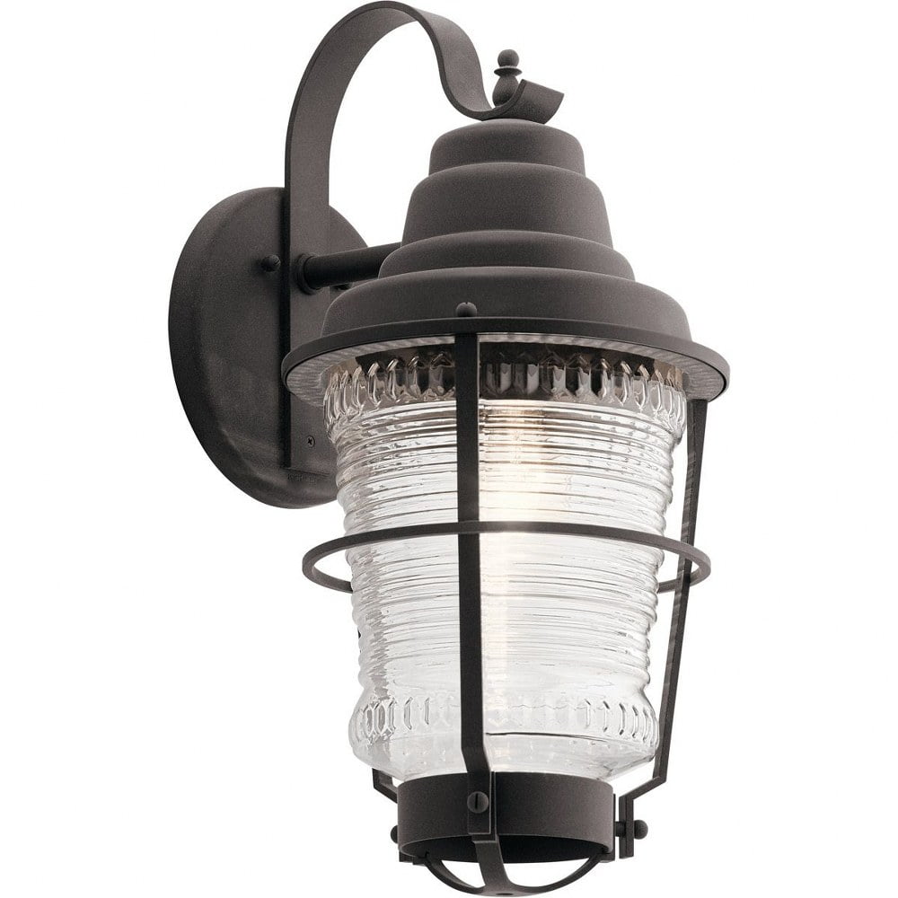 Kichler Chance Harbor 18-in H Weathered Zinc Medium Base (E-26) Outdoor Wall Light Kichler Chance Harbor 18-in H Weathered Zinc Medium Base (E-26) Outdoor Wall Light