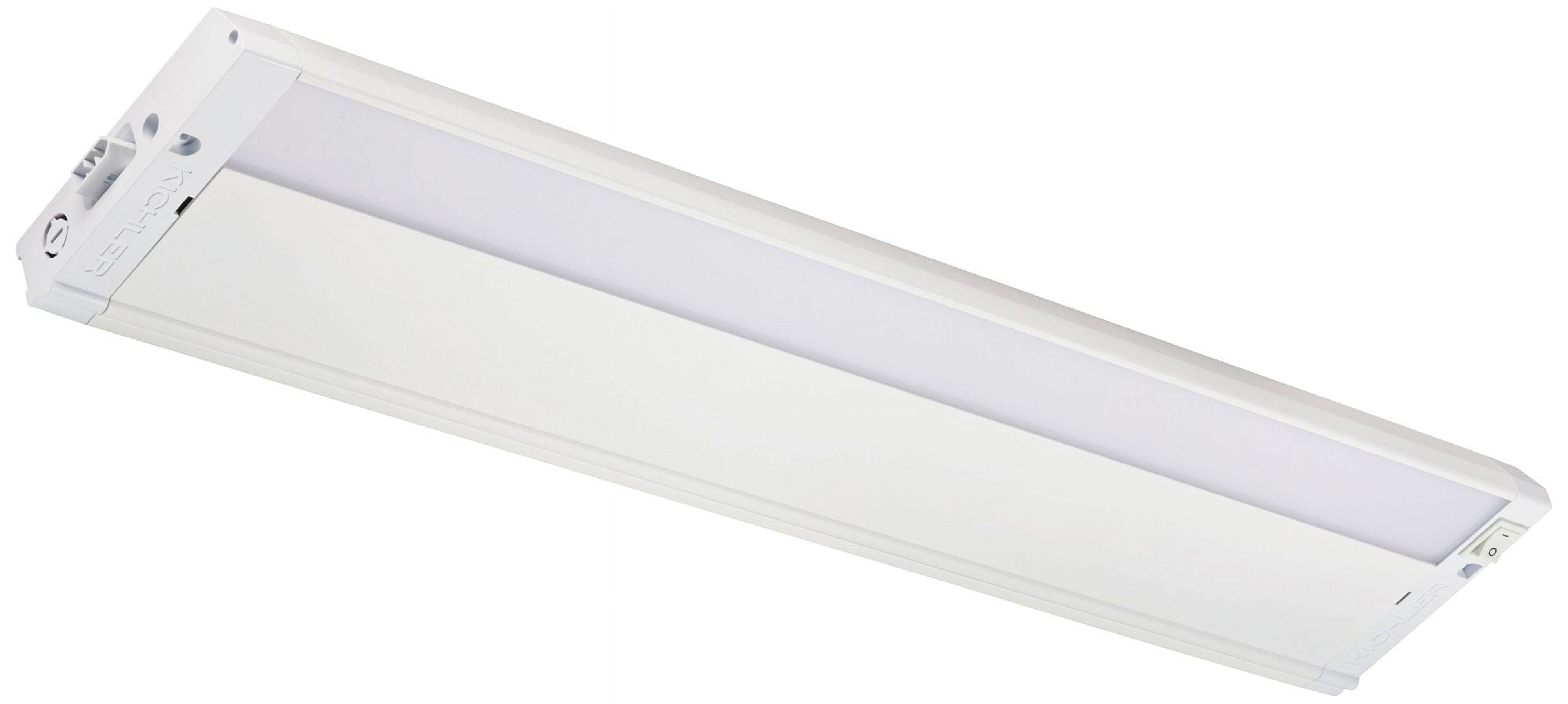 22'' White LED Under Cabinet Light Bar with Frosted Diffuser