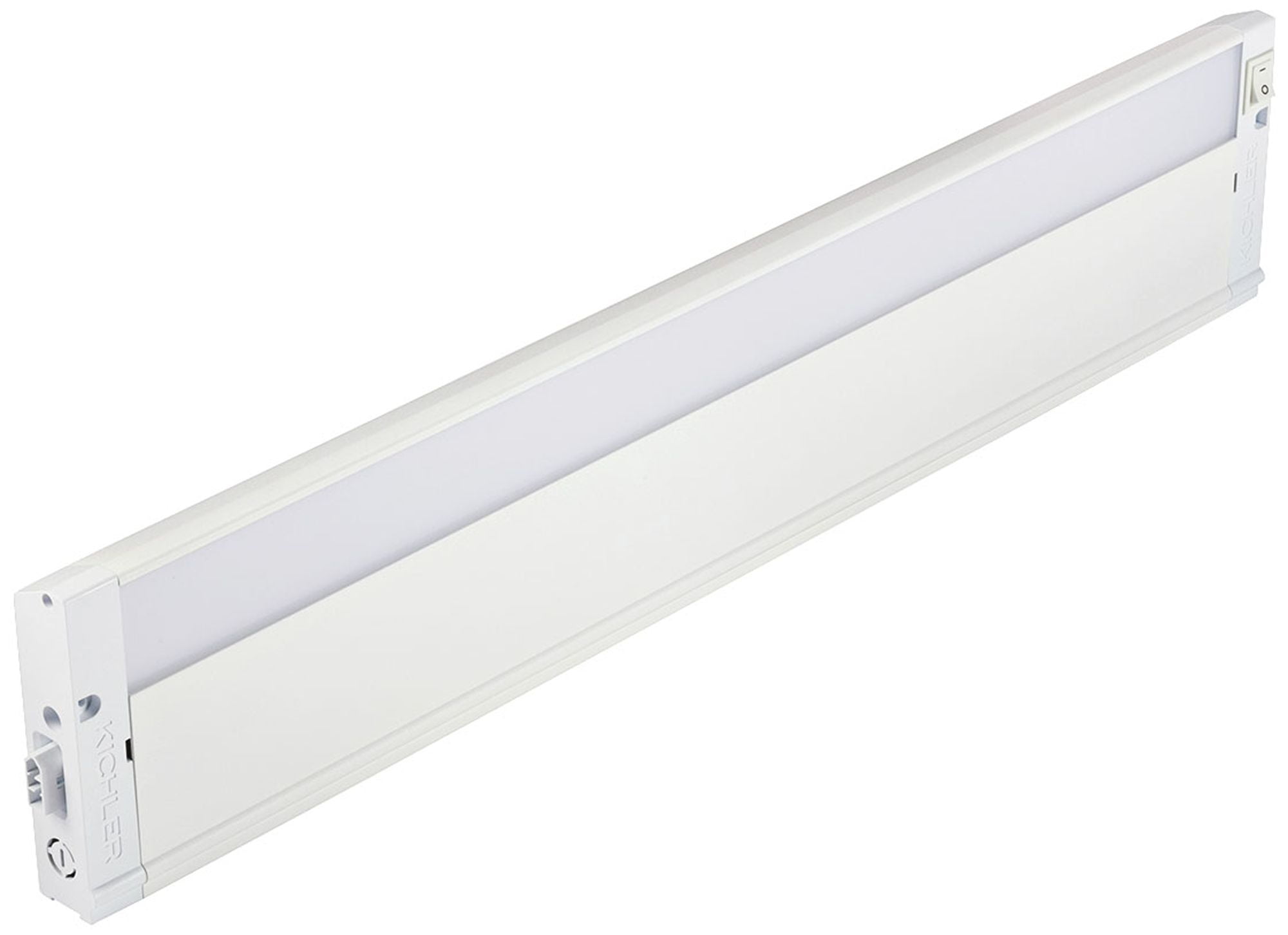 Textured White 22" LED Under Cabinet Light with Frosted Diffuser