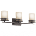 thumbnail image 1 of 5078OZ Kichler Lighting Hendrik - 3 light Bath Fixture - with Soft Contemporary inspirations - 7.75 inches tall by 24 inches wide-Olde Bronze Finish, 1 of 5