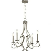 Kichler 52239 Ania 4 Light 23" Wide Taper Candle Style Chandelier - Nickel