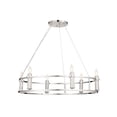 thumbnail image 1 of 52490PN Kichler Lighting Rosalind - 6 Light Chandelier In Traditional Style-6.5 Inches Tall and 33.25 Inches Wide-Polished Nickel Finish, 1 of 9
