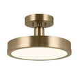 thumbnail image 1 of Champagne Bronze LED Semi Flush Mount from the Riu Collection, 1 of 4
