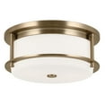 thumbnail image 1 of Kichler 52595 Brit 2 Light 12" Wide Flush Mount Drum Ceiling Fixture - Bronze, 1 of 3