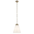 thumbnail image 1 of 52662CPZ Kichler Lighting Marsailli - 1 Light Pendant-19.75 Inch Tall and 15.75 Inch Wide-Champagne Bronze Finish-Cased Opal Glass Color, 1 of 7