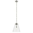 thumbnail image 1 of 52662PNCLR Kichler Lighting Marsailli - 1 Light Pendant-19.75 Inch Tall and 15.75 Inch Wide-Polished Nickel Finish-Clear Glass Color, 1 of 7