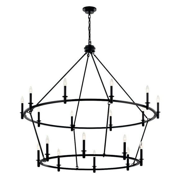 Kichler Lighting - Carrick - 18 Light Chandelier-49.75 Inches Tall and 54.25