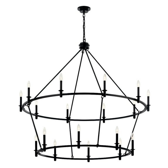Kichler Lighting - Carrick - 18 Light Chandelier-49.75 Inches Tall and 54.25