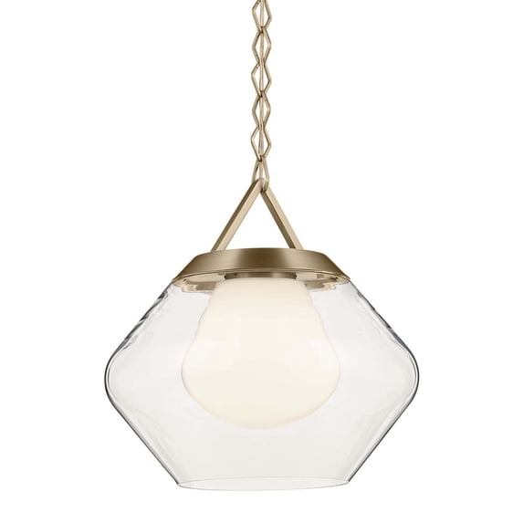 Kichler 52783CPZ Nella 17" Wide Pendant - Bronze
