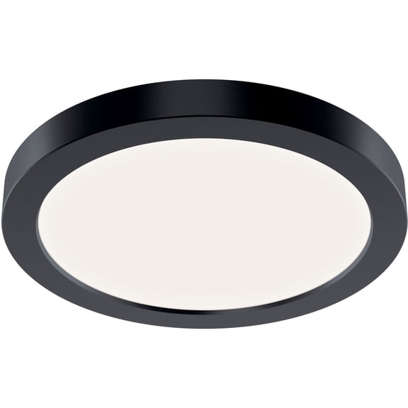 Kichler 5300730 Ara 8" Wide Flush Mount Drum Ceiling Fixture - Black