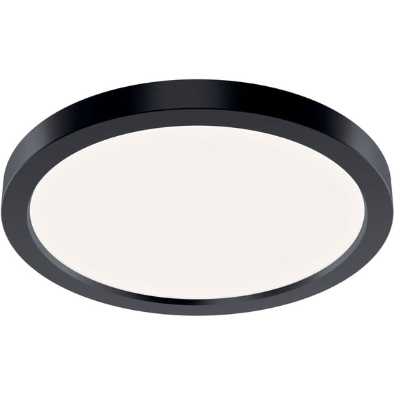 Kichler 5300930 Ara 10" Wide Flush Mount Drum Ceiling Fixture - Black