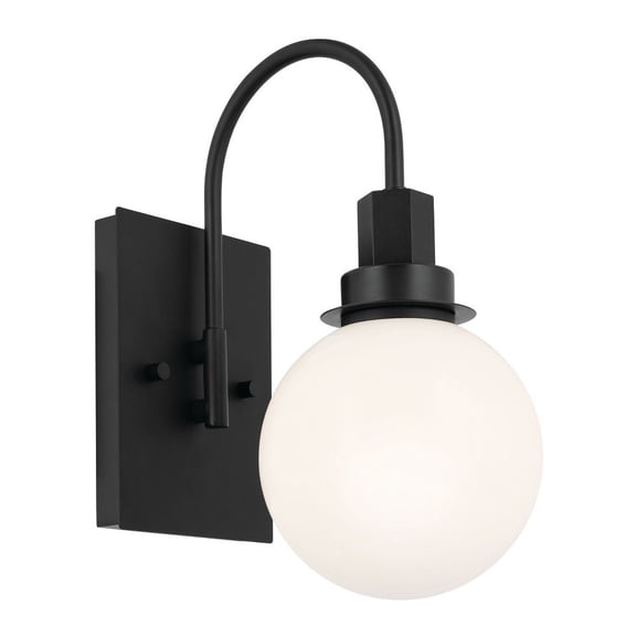 55149BK Kichler Lighting Hex - 1 Light Wall Sconce-11.5 Inches Tall and 5.75 Inches Wide-Black Finish