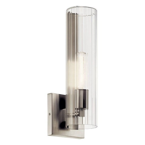 55165NI Kichler Lighting Jemsa - 1 Light Wall Sconce In Modern Style-14 Inches Tall and 4.75 Inches Wide-Brushed Nickel Finish