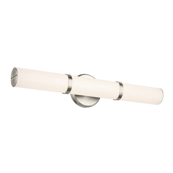 55188NILED Kichler Lighting Rosh - 22.5W 1 LED Medium Linear Bath Vanity-5 Inch Tall and 24.25 Inch Wide-Brushed Nickel Finish